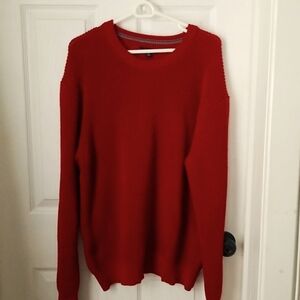 Mens Tahari Thermal Waffle Weave Sweater XL